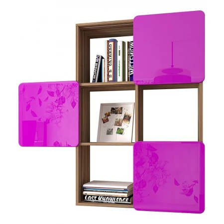 Полка книжная Мебелеф-3