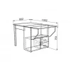Стол-трансформер KM-0003