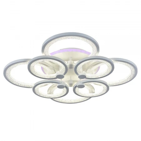 Светодиодная люстра 8002/4+4 WHT