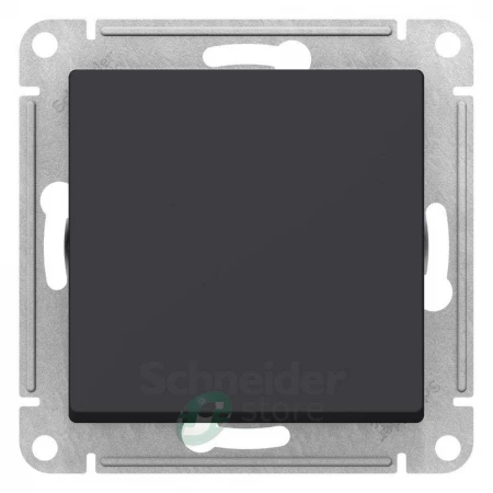 ATN001061 - ATLASDESIGN 1-клавишный ПЕРЕКЛЮЧАТЕЛЬ, сх.6, 10АХ, механизм, КАРБОН