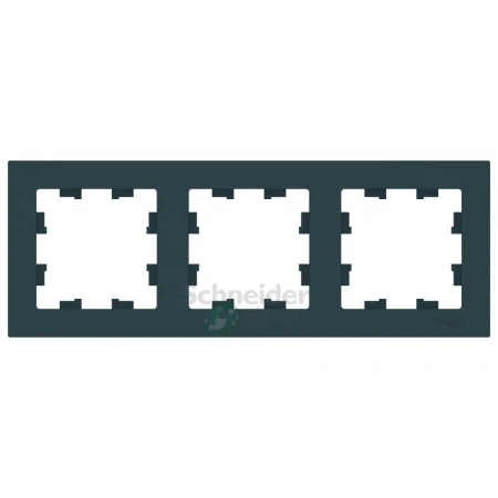 ATN000803 - ATLASDESIGN 3-постовая РАМКА, универсальная, ИЗУМРУД