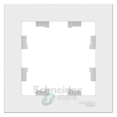 ATN000101 - ATLASDESIGN 1-постовая РАМКА, БЕЛЫЙ