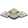 Светодиодная люстра 8051/4+1 WHT+BLK A