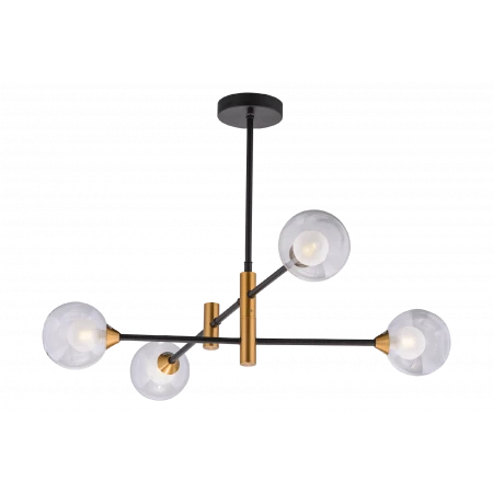 4751MDM/4 BK+BRO (1) Люстра NW 