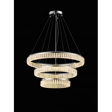 A23-ф800+600+400*H80 CHROME (1) Люстра (в 2-х коробках) NW 