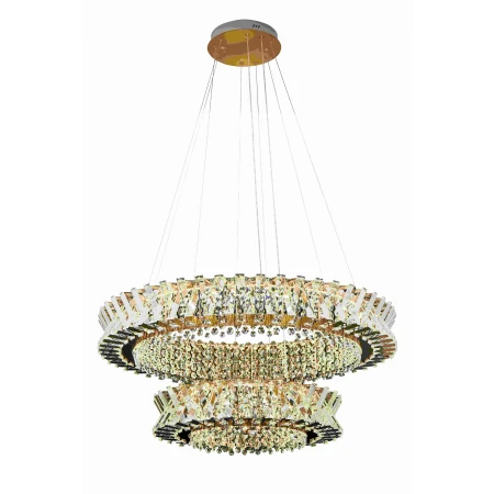 107PLSK/D800+500BG BRASS (1) Люстра NW # 