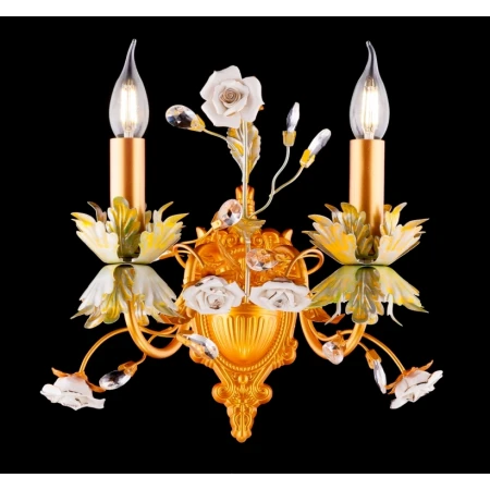 B1052/2W YELLOW SWEEP GREEN (2) Бра NW 