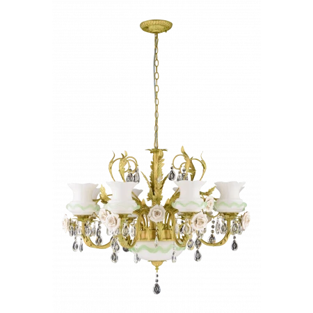 0971/8+2 GREEN GOLD (1) Люстра (в 2-х коробках) # 