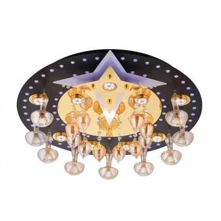 8271/12 BK+GD MIX (1) Люстра 