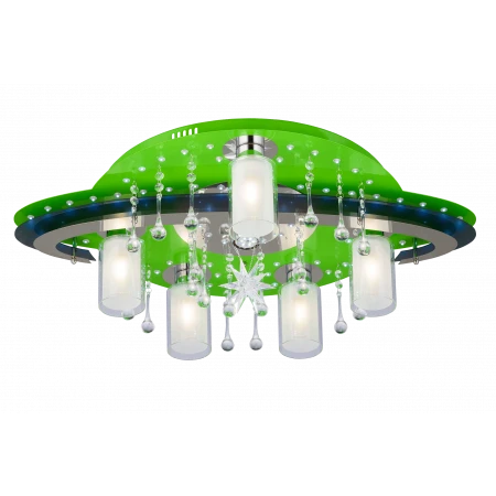 8364/5+1 GN+CR WT (1) Люстра 