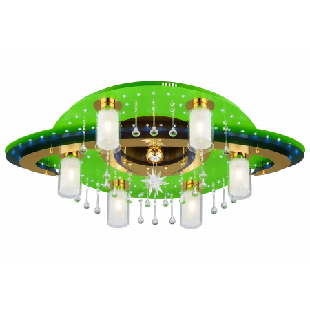 8364/6+1 GN+GD WT (1) Люстра # 