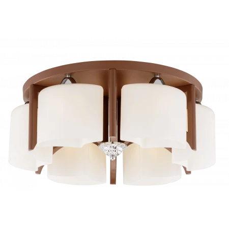 85652/6C BROWN+CHROME (1) Люстра 