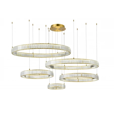 2107A-DW-40+60+80+10+12 BRASS (1) Люстра NW # 