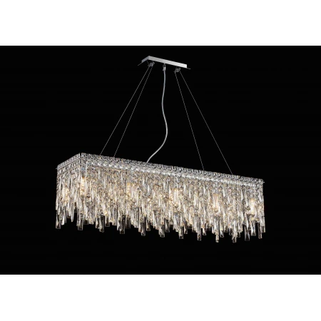 F52-L1000*W280*H270(1200) CHROME (1) Люстра (в 2-х коробках) NW 