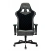 Геймерское кресло Viking 7, серый, черный, ткань, экокожа