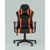 Геймерское кресло Topchairs Impala, оранжевый, черный, экокожа