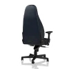Геймерское кресло Noblechairs Icon, синий, черный, кожа