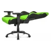 Геймерское кресло Prime, зеленый, черный, кожа искусственная