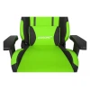 Геймерское кресло Prime, зеленый, черный, кожа искусственная