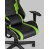 Игровое кресло Topchairs Impala, зеленый, черный, экокожа
