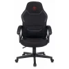 Геймерское кресло ZOMBIE 10, черный, кожа искусственная, текстиль