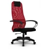 Кресло офисное SU-BP-8, красный, черный, ткань