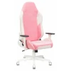 Игровое кресло EPIC PRO, белый, розовый, текстиль
