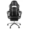 Геймерское кресло MF-2012-wf, серый, черный, экокожа
