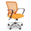 Кресло офисное Chairman 698, оранжевый, сетка, ткань