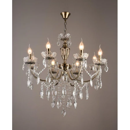 ВР-N3518/8 AB (1) светильник потолочный [01092033] - Хрустальные люстры