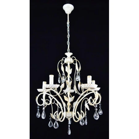 ФП5240/5 (1) WT+GD светильник потолочный [01075315] - Хрустальные люстры