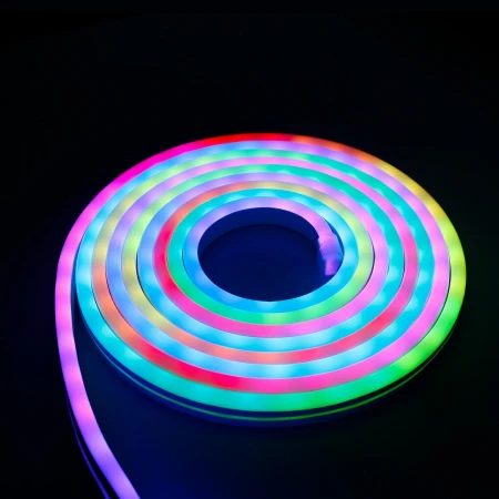 Комплект гибкого неона 12&nbsp;В 7&nbsp;Вт/м 48 Led/м 5050 IP65, односторонний мульти, 5 м Elektrostandard SLS 02 RGB IP 65