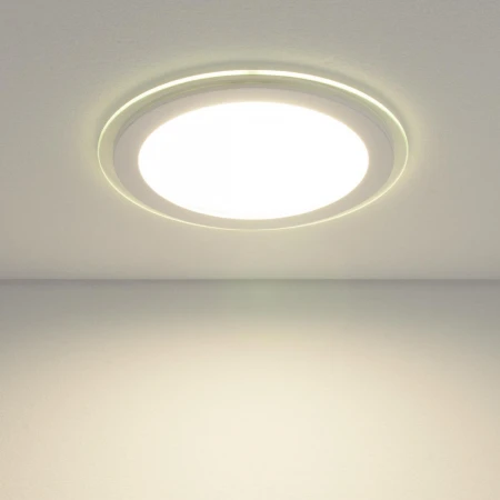 Встраиваемый потолочный светодиодный светильник Elektrostandard DLKR200 18W 4200K белый