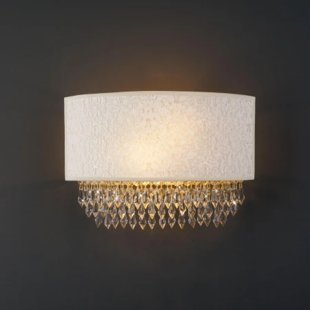 Бра в классическом стиле с хрусталем Bogate's 305/2 Strotskis