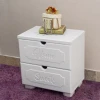 Тумба с 2-мя ящиками ДримСтар (белое дерево)