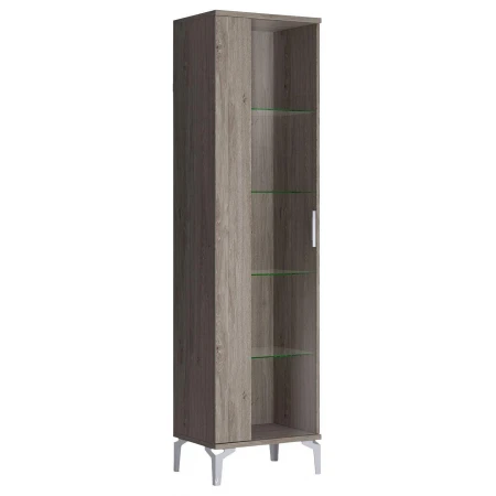 Шкаф 1 дверный Вега дуб верцаска, неокрашенный 