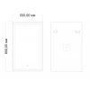 Зеркало настенное с подсветкой (50x80 см) Zoe AM-Zoe-500-800-DS-F