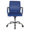 Кресло офисное CH-993, синий, кожа искусственная