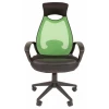 Кресло офисное 840, зеленый, черный, сетка, текстиль