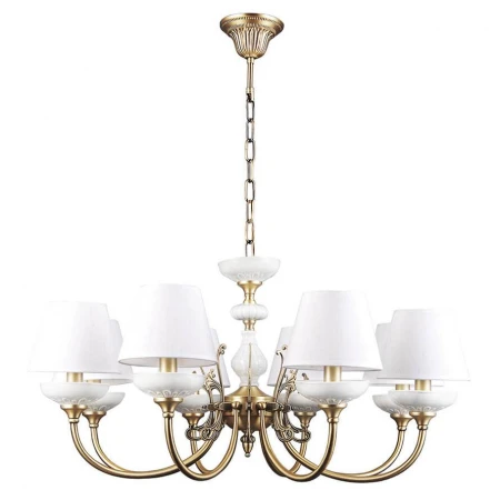 Люстра Lumien Hall 1025/8H-AB-WT ЛИВА