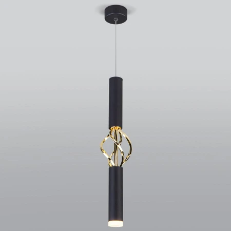 Светильник Eurosvet 50191/1 LED черный/золото Lance