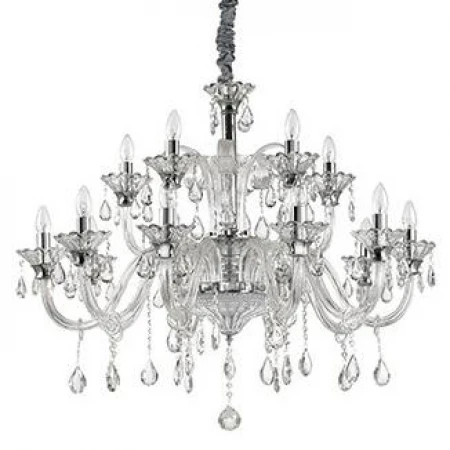 Хрустальная люстра Ideal Lux COLOSSAL SP15 TRASPARENTE COLOSSAL