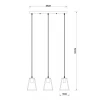 Подвесной светильник Arte Lamp Brussels A8030SP-3WH