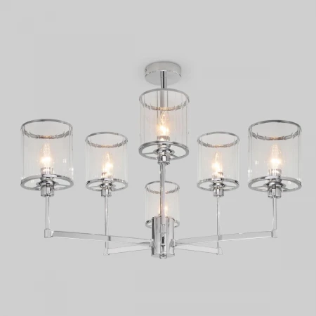 Потолочная люстра Eurosvet 60144/6 хром