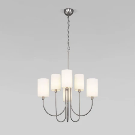 Подвесная люстра Eurosvet Abbey 60164/6 никель