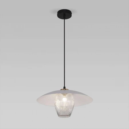 Подвесной светильник Eurosvet Kamari 50259/1 белый/прозрачный