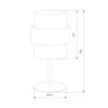 Настольная лампа TK Lighting 5404 Calisto