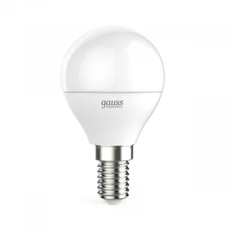 Лампа светодиодная Gauss E14 10W 3000K матовая 53110