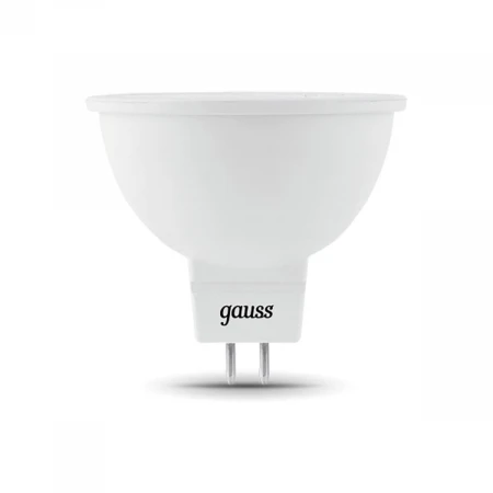 Лампа светодиодная Gauss GU5.3 9W 3000K матовая 101505109