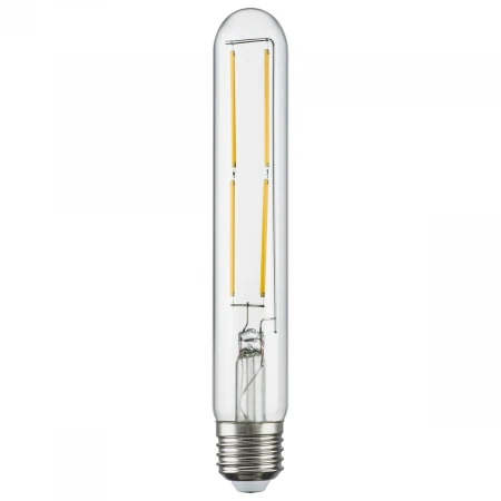 Лампа светодиодная филаментная Lightstar LED Filament E27 6W 3000K трубчатая прозрачная 933902